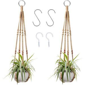 2 Pcs Plant Hangers Hanging Plant Holder for Indoor Outdoor Decor